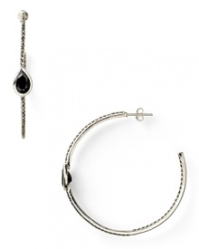 Judith Jack's latest chic earrings sparkle in the ballroom or under disco ball. This crystal-encrusted pair feature multifaceted teardrop stones that reflect the light. Judith Jack's latest chic earrings sparkle in the ballroom or under disco ball. This crystal-encrusted pair feature multifaceted teardrop stones that reflect the light.