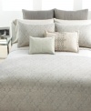 A decidedly muted tone rendered in sumptuous 400-thread count cotton sateen finishes your bed in soothing simplicity.