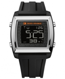 The future of fashion is now with this captivating digital timepiece from Hugo Boss. The future of fashion is now with this captivating digital timepiece from Hugo Boss.