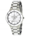 Who dat! Root for your team 24/7 with this sporty watch from Game Time. Features a New Orleans Saints logo at the dial.