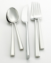 The Malmo flatware collection from kate spade new york redefines the modern look with precision lines and uniquely sloping, tube-like handles. The Malmo flatware collection from kate spade new york redefines the modern look with precision lines and uniquely sloping, tube-like handles.