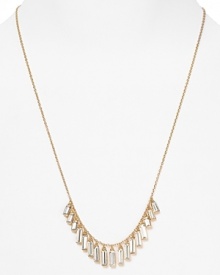 Make your chips count with this delicate necklace from kate spade new york. Crafted of gold-plated metal and accented by glass stations, it's pretty-prismatic. Make your chips count with this delicate necklace from kate spade new york. Crafted of gold-plated metal and accented by glass stations, it's pretty-prismatic.