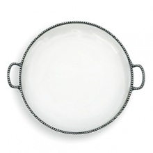Arte Italica introduces the market's premier pewter and glass dinnerware collection. Mouth-blown glass is accented with a pewter beaded rim to create a look that is truly unique. Tesoro is a collection of dinnerware that sets a beautiful table. Arte Italica introduces the market's premier pewter and glass dinnerware collection. Mouth-blown glass is accented with a pewter beaded rim to create a look that is truly unique. Tesoro is a collection of dinnerware that sets a beautiful table.