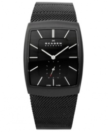 Skagen Denmark has turned the lights out with this shadowy casual timepiece. Skagen Denmark has turned the lights out with this shadowy casual timepiece.