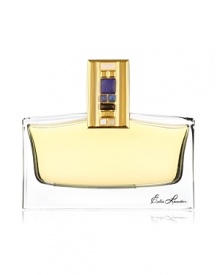 The third fragrance in Aerin Lauder's Private Collection, here in precious Parfum Spray—the purest way to wear it. The fresh, vibrant, sparkling scent was begun by Estée, completed by Aerin. It's an opulent white bouquet surrounded by delicate moss, rich woods and pure natural fragrance Absolutes. An elegant blend of modern and classic ingredients. The bottle features a cap embedded with natural semi-precious gems. The stones selected for each cap are different, making each one unique. The third fragrance in Aerin Lauder's Private Collection, here in precious Parfum Spray—the purest way to wear it. The fresh, vibrant, sparkling scent was begun by Estée, completed by Aerin. It's an opulent white bouquet surrounded by delicate moss, rich woods and pure natural fragrance Absolutes. An elegant blend of modern and classic ingredients. The bottle features a cap embedded with natural semi-precious gems. The stones selected for each cap are different, making each one unique.