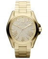 Glittering splendor adorns this Bradshaw collection watch from Michael Kors.