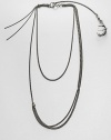 Edgy link chains in various lengths and sizes accented with an unique bird claw detail. SilverLength, about 23.6Spring ring closureImported 