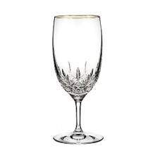 Lismore Essence is the next generation of Waterford's classic Lismore pattern, retaining its brilliance and clarity while incorporating a more slender, modern profile. The classic design, featuring diamond and wedge cuts with a gold rim, is an elegant addition to fine dining occasions. Lismore Essence is the next generation of Waterford's classic Lismore pattern, retaining its brilliance and clarity while incorporating a more slender, modern profile. The classic design, featuring diamond and wedge cuts with a gold rim, is an elegant addition to fine dining occasions.