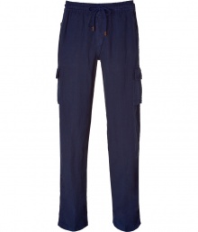 A cool take on cruisewear, Vilebrequins linen cargo-style pants are as versatile as they are chic - Drawstring waistline, cargo patch pockets at sides, side slit pockets, back flap pocket - Classic relaxed fit - Wear with a button-down and flip-flops A cool take on cruisewear, Vilebrequins linen cargo-style pants are as versatile as they are chic - Drawstring waistline, cargo patch pockets at sides, side slit pockets, back flap pocket - Classic relaxed fit - Wear with a button-down and flip-flops