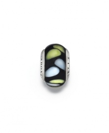 Reminiscent of a midnight garden, this chic bead is crafted in Murano glass and sterling silver. Donatella is a playful collection of charm bracelets and necklaces that can be personalized to suit your style! Available exclusively at Macy's. Reminiscent of a midnight garden, this chic bead is crafted in Murano glass and sterling silver. Donatella is a playful collection of charm bracelets and necklaces that can be personalized to suit your style! Available exclusively at Macy's.