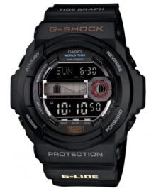 Rise and shine with the tides with this versatile sport watch from G-Shock. Rise and shine with the tides with this versatile sport watch from G-Shock.