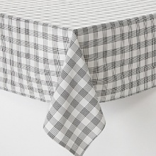 A classic pattern exudes haberdashery elegance when setting the table. Rendered in a versatile cotton blend, the collection lends a heritage feel to the dining room. A classic pattern exudes haberdashery elegance when setting the table. Rendered in a versatile cotton blend, the collection lends a heritage feel to the dining room.