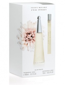 Celebrate the arrival of spring with the white-bouquet inspired scent of L'Eau d'Issey Eau de Toilette. Set includes: 3.3 oz. Eau de Toilette and 0.33 oz. Purse Spray. Celebrate the arrival of spring with the white-bouquet inspired scent of L'Eau d'Issey Eau de Toilette. Set includes: 3.3 oz. Eau de Toilette and 0.33 oz. Purse Spray.