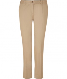 Get the of-the-moment look in these stylish cropped pants from Michael Kors - Zip and button closure, slim fit, ankle-grazing length, front leg crease, two front slash pockets, two back welt button pockets - Pair with a V-neck pullover, bold-shoulder blazer, and wedge booties Get the of-the-moment look in these stylish cropped pants from Michael Kors - Zip and button closure, slim fit, ankle-grazing length, front leg crease, two front slash pockets, two back welt button pockets - Pair with a V-neck pullover, bold-shoulder blazer, and wedge booties