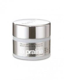 Cellular Time Release Moisturizer-Intensive is a rich, luxurious cream, which provides continuous moisture for perfectly hydrated skin 16 hours a day. This time-released, intensive moisturizer penetrates the skin with instant moisture. Cellular Time Release Moisturizer-Intensive is a rich, luxurious cream, which provides continuous moisture for perfectly hydrated skin 16 hours a day. This time-released, intensive moisturizer penetrates the skin with instant moisture.