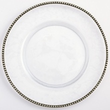 Arte Italica introduces the market's premier pewter and glass dinnerware collection. Mouth-blown glass is accented with a pewter beaded rim to create a look that is truly unique. Tesoro is a collection of dinnerware that sets a beautiful table. Arte Italica introduces the market's premier pewter and glass dinnerware collection. Mouth-blown glass is accented with a pewter beaded rim to create a look that is truly unique. Tesoro is a collection of dinnerware that sets a beautiful table.