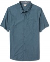 This Volcom short sleeve button down shirt offers a clean and crisp look that's sure to impress.