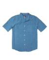 In a casual plaid, this shirt from Quiksilver is primed and ready to revive your laid-back wardrobe.