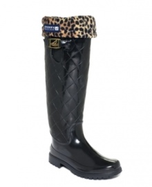 Take your favorite pair of boots for a walk on the wild side with Sperry Top-Sider's animal print boot liners. Take your favorite pair of boots for a walk on the wild side with Sperry Top-Sider's animal print boot liners.