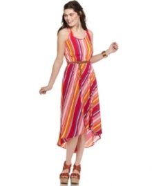 Flaunt your gorgeous stripes in a fun-loving dress from Ali & Kris that has style – and length – to boot! Flaunt your gorgeous stripes in a fun-loving dress from Ali & Kris that has style – and length – to boot!