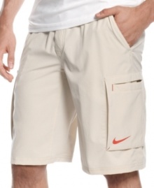Whether you're swinging a racket or playing the links, these Dri-Fit cargo shorts from Nike will keep you comfortable.