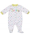 Another terrific terry coverall from Carters that is just what your baby girl will feel completely comfortable in.