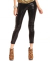 Star style made easy! Baby Phat's sequin, five-pocket skinny pants are designed for the party life.