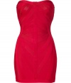 A quintessential cocktail staple, this Herv? L?ger bandage dress makes a bold impact and expertly hugs every curve - Sweetheart neckline, strapless, bandage style, exposed back zip closure, extra form-fitting - Style with metallic heels and a statement clutch