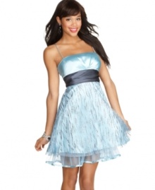 Be the belle of the ball in this sassy little glitterized number from Jump. Be the belle of the ball in this sassy little glitterized number from Jump.