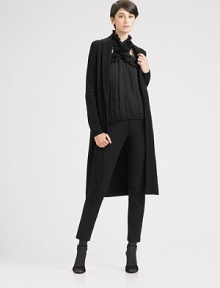 A superb fitting stretch fabric from Italy, in a slim, sleek silhouette that hits at the ankle. Smooth waistband Hidden button close Front zip fly Front slash pockets Skinny fit from hip to ankle Inseam, about 28½ 71% viscose/20% nylon/9% elastane; dry clean Imported A superb fitting stretch fabric from Italy, in a slim, sleek silhouette that hits at the ankle. Smooth waistband Hidden button close Front zip fly Front slash pockets Skinny fit from hip to ankle Inseam, about 28½ 71% viscose/20% nylon/9% elastane; dry clean Imported