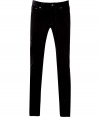 Stylish pants in velvety soft black cotton - Ultra-fine wale corduroy - Narrow cut, slimmer fit - Classic five-pocket style with button closure and belt loops - A cool, versatile go-to that pairs perfectly with just about anything in your wardrobe - Wear with button downs, pullovers and cardigans