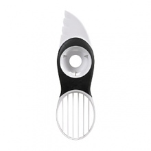This nifty gadget gets to the core of your avocados and slices evenly for perfect presentations and quick clean up. This nifty gadget gets to the core of your avocados and slices evenly for perfect presentations and quick clean up.