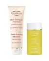 Clarins refreshing, skin de-stressing Gentle Foaming Cleansers free pores of impurities while alcohol-free Toning Lotions will leave your complexion pristine-clean and perfectly prepped for the treatments to follow. Toning Lotion With Chamomile Normal Or Dry Skin: 3.4 Fl. Oz.