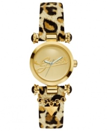 Look ferocious in this animal print watch from the 30th Anniversary collection from GUESS. Look ferocious in this animal print watch from the 30th Anniversary collection from GUESS.