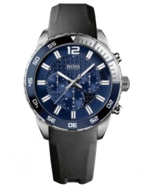 A luxury sport watch for the rugged man, by Hugo Boss.
