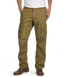 Tough enough for the concrete jungle (or the actual jungle), these Levi's cargos put a rugged twist on any casual pairing. Tough enough for the concrete jungle (or the actual jungle), these Levi's cargos put a rugged twist on any casual pairing.