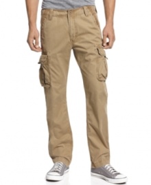 Tough enough for the concrete jungle (or the actual jungle), these rugged cotton cargos from Levi's put a rustic twist on any casual pairing. (Clearance) Tough enough for the concrete jungle (or the actual jungle), these rugged cotton cargos from Levi's put a rustic twist on any casual pairing. (Clearance)