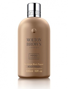 Created with concentrated plant actives and high-impact aroma oils, this limited-edition bathing hero blends hot black peppercorn from Madagascar with the woody and spicy aromas of coriander and cumin for winning results. Made in England. 10 oz. Created with concentrated plant actives and high-impact aroma oils, this limited-edition bathing hero blends hot black peppercorn from Madagascar with the woody and spicy aromas of coriander and cumin for winning results. Made in England. 10 oz.