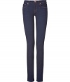 Add a sultry kick to your casual basics with these ultra-flattering pencil leg jeans from cult favorite denim line J Brand - Classic five-pocket styling, skinny pencil leg, slim fit - Pair with a slinky top, a leather jacket, and ballet flats or high heel booties