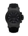 Make a style statement with this bold black watch from MICHAEL Michael Kors featuring Japanese movement.