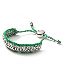 Less campy. More cool. Links of London's chic upgrade of the woven friendship bracelet is this season's must-have extra. Single or stacked, it's a style-setter staple. Less campy. More cool. Links of London's chic upgrade of the woven friendship bracelet is this season's must-have extra. Single or stacked, it's a style-setter staple.