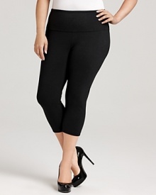 This Lyssé Leggings look flaunts a signature control top and a flirtatious capri length for a flattering silhouette. This Lyssé Leggings look flaunts a signature control top and a flirtatious capri length for a flattering silhouette.