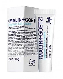 Developed for Strip: Ministry of Waxing - industry leaders in the spa and hair removal world - the ingrown hair cream addresses irritation associated with hair removal for women and men, including ingrown hair and razor bumps. This plant based, oil-free cream synthesizes natural botanicals allantoin and chamomile to calm and soothe, with papaya and pineapple to exfoliate and vitamin B5 to promote skin repair. Natural fragrance and color. A perfect-post shave or wax treatment for face and body. Developed for Strip: Ministry of Waxing - industry leaders in the spa and hair removal world - the ingrown hair cream addresses irritation associated with hair removal for women and men, including ingrown hair and razor bumps. This plant based, oil-free cream synthesizes natural botanicals allantoin and chamomile to calm and soothe, with papaya and pineapple to exfoliate and vitamin B5 to promote skin repair. Natural fragrance and color. A perfect-post shave or wax treatment for face and body.