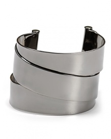 Show your cuff love with this hematite-plated bracelet from MARC BY MARC JACOBS. A hard-hitting take on girlish ribbons, this piece hints at tough-chic. Show your cuff love with this hematite-plated bracelet from MARC BY MARC JACOBS. A hard-hitting take on girlish ribbons, this piece hints at tough-chic.