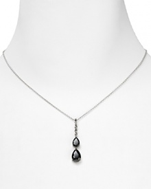 Delicate and dainty, Judith Jack's onyx pendant has heirloom-style elegance. Delicate and dainty, Judith Jack's onyx pendant has heirloom-style elegance.