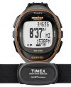 Track your progress with the always-reliable Timex. This Run Trainer GPS watch includes a heart rate monitor that keeps your health in check.