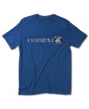 Give your weekend wardrobe a West Coast flavor with this classic logo graphic t-shirt from Quiksilver.