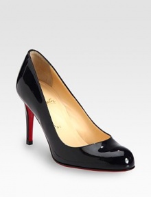 The go-to classic in rich Italian leather deserves to be in every wardrobe, season-in, season-out. Self-covered heel, 3¾ Round toe Leather lining Padded insole Signature red leather sole Made in ItalyOUR FIT MODEL RECOMMENDS ordering one half size up as this style runs small. The go-to classic in rich Italian leather deserves to be in every wardrobe, season-in, season-out. Self-covered heel, 3¾ Round toe Leather lining Padded insole Signature red leather sole Made in ItalyOUR FIT MODEL RECOMMENDS ordering one half size up as this style runs small.