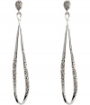 Both glamorous and statement-making, Alexis Bittars crystal encrusted drop earrings are an easy way to add a luxe edge to your outfit - Tonal silver crystals, rhodium-toned metal - Wear with swept up hair and cocktail dresses
