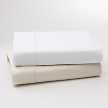 Sweet dreams are made of this - a soft cotton percale sheet set made with the quality and detail you've come to expect from your friends at Frette. Sweet dreams are made of this - a soft cotton percale sheet set made with the quality and detail you've come to expect from your friends at Frette.